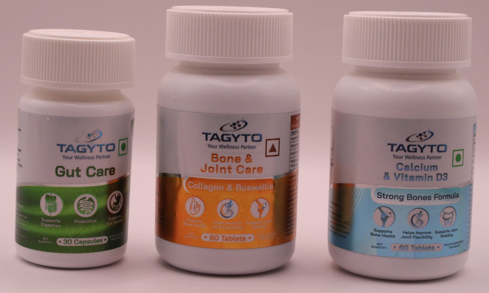 TAGYTO Trio Combo calcium Bone Care and Gut care